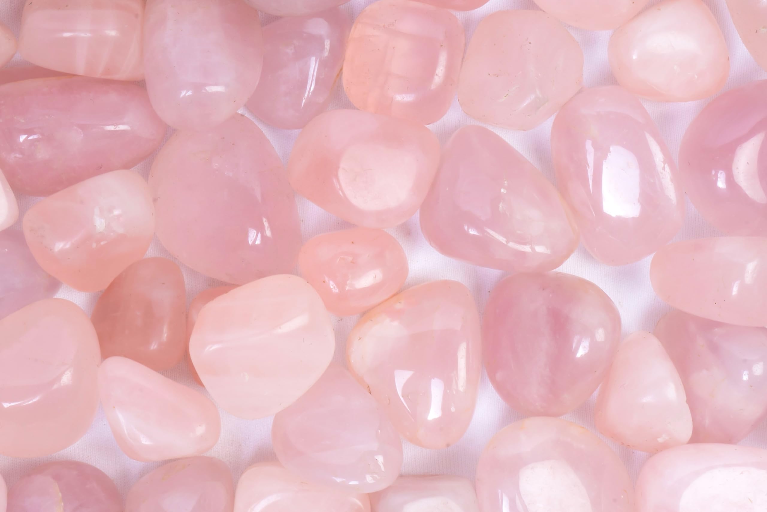 ARE - Aeora Rocks : Rose Quartz Tumbled Stone (Pack of 3 Pieces) for for Love, Compassion & Emotional Healing