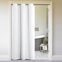 Vista 30 de NICETOWN Cortina opaca divisora para habitación y privacidad, persiana vertical para puerta corrediza, cortinas de ventana con protección solar