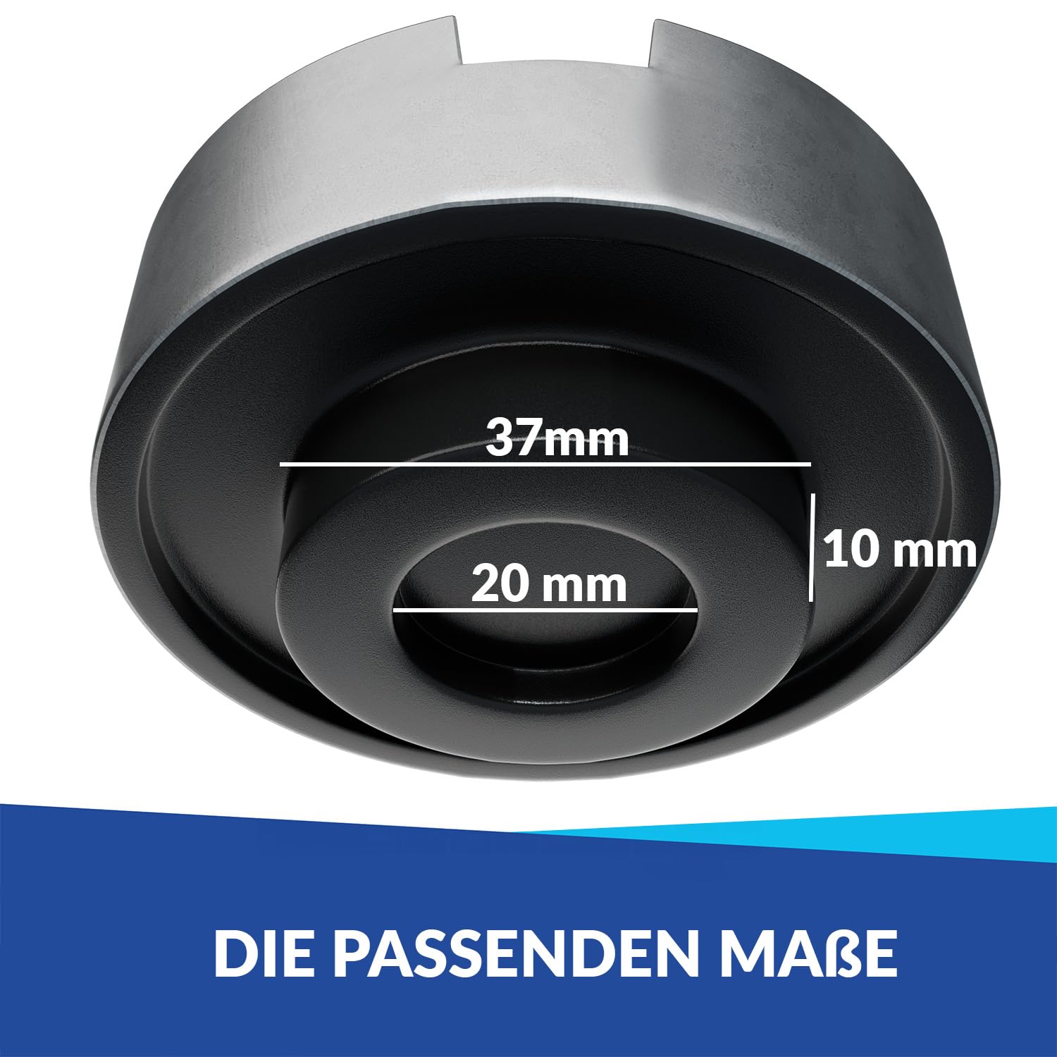 NTG HYDRAULISCHER WAGENHEBER 2T – TÜV-zertifizierter Flacher Rangierwagenheber für PKW & tiefergelegte Fahrzeuge – 85–375 mm Hubhöhe – Wagenheber Hydraulisch mit 2.000 kg Tragkraft und Gummiauflage