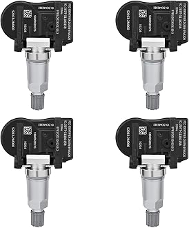 315 Mhz TPMS Sensor, Set of 4 OEM Tire Pressure Monitor System Sensor Compatible for Hyundai and KIA 529332M000, 529332M550, 52933A5000, 4250B975, 4250D585