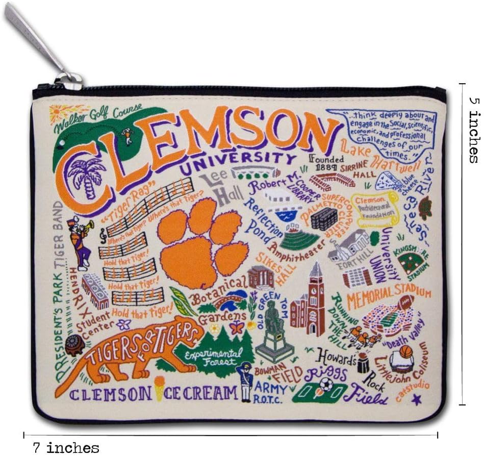 Catstudio Zipper Pouch, Clemson University Travel Toiletry Bag, 5 x 7, Ideal Makeup Bag, Dog Treat Pouch, or Purse to Organize Supplies for Grads & Alumni - Image 4
