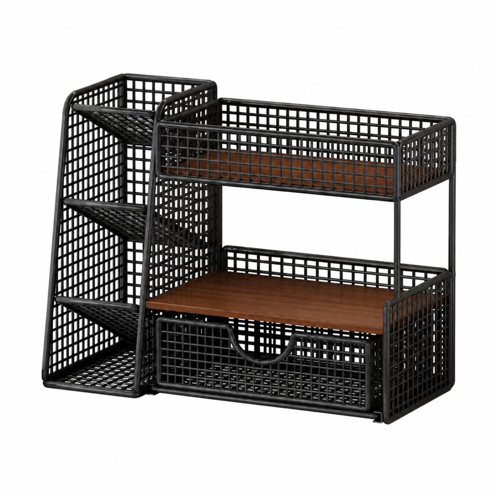 Organizador Malla con s Multifuncional Organizador Hierro y Ventilado para Oficina