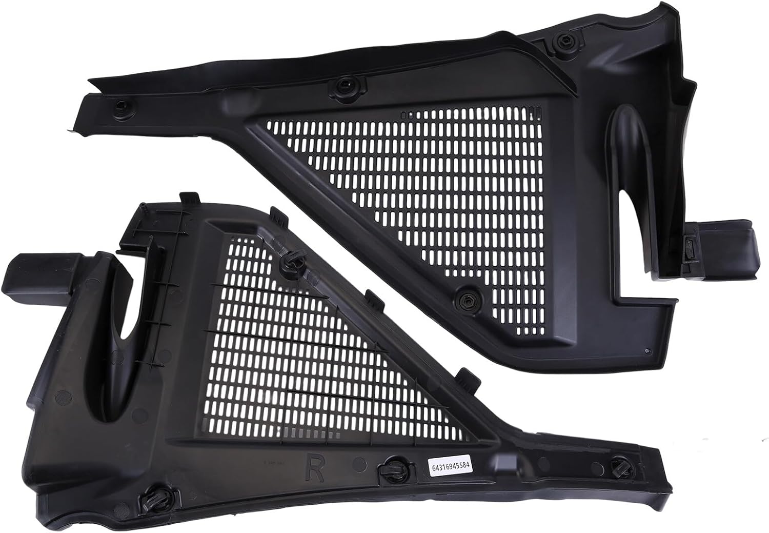 PHEZEN 1 Pair Left/Right Side Cabin Air Filter Microfilter Housing Assembly Compatible for BMW X5 X6 E70 E71 2007-2013, Replaces Part 64316945583 64316945584