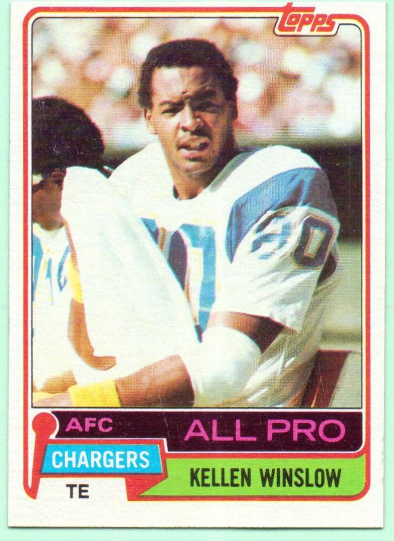 Kellen Winslow Sr. 1981 Topps Rookie #150 - San Diego Chargers
