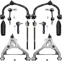 Vista 76 de Detroit Axle – 12 brazos de control superiores e inferiores delanteros con rótulas, barras de unión exteriores e interiores con topes, barras
