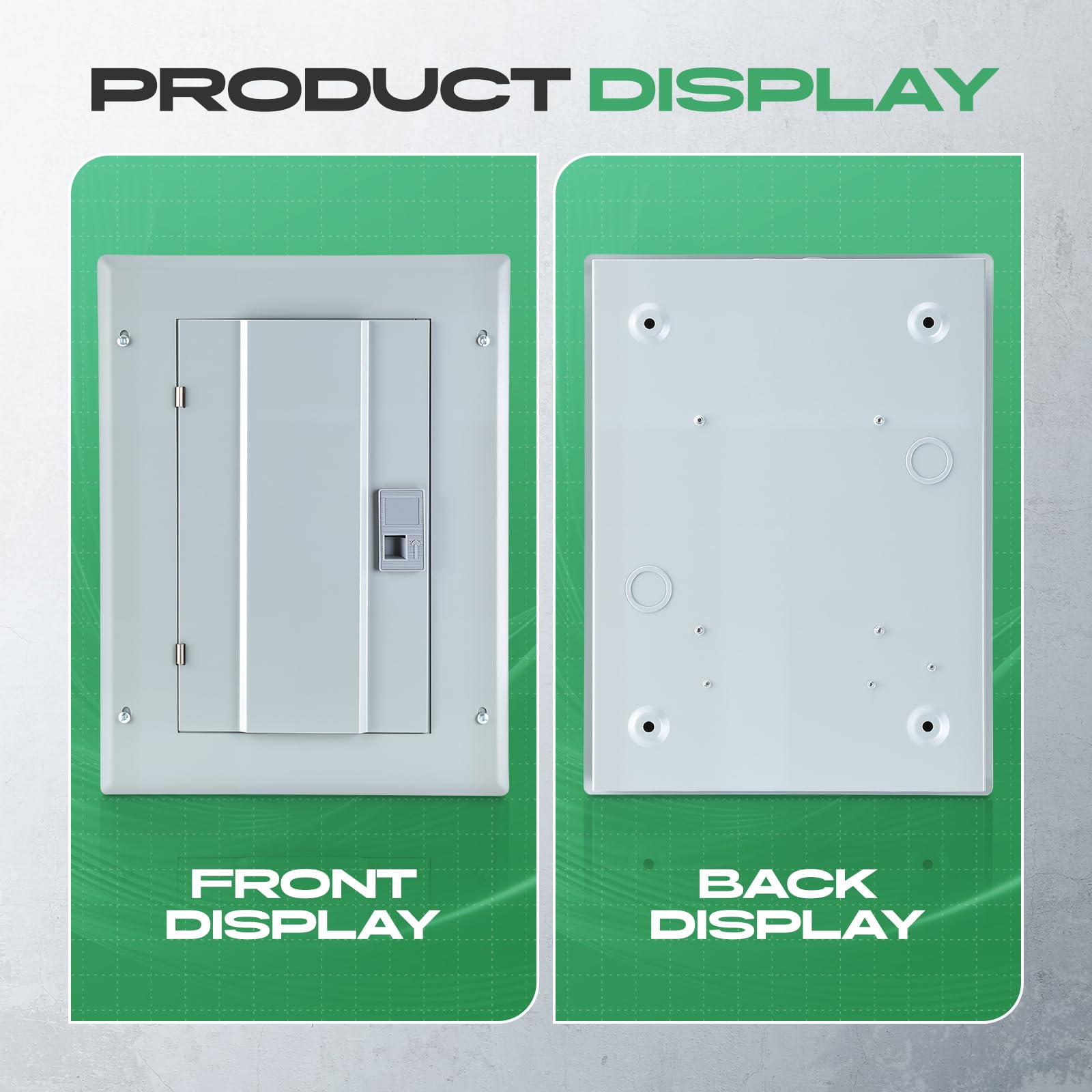Circuit Breaker Panels 12 Space 125 Amp, 120V/240V Circuit Breaker Box with Main Lug Steel Enclosure for Sub Panel Applications Indoor Load Center — Amazon image 5
