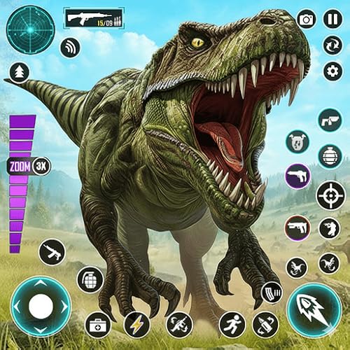 Ultimate Dinosaur hunter Game - Play as a true animal hunter sniper in realistic dino hunting safari simulator maps. Hunt dangerous creatures in jungle animal hunting games 2026