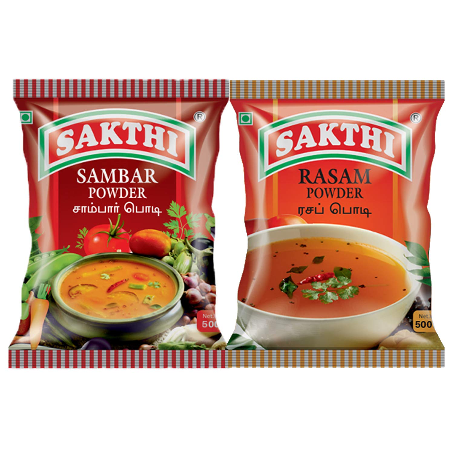 Sakthi Sambar Powder 500g, Rasam Powder 500g