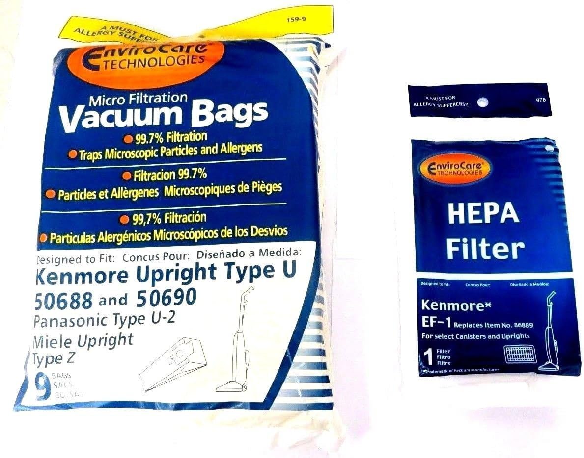 EnviroCare Replacement Vacuum Bags designed to fit Kenmore