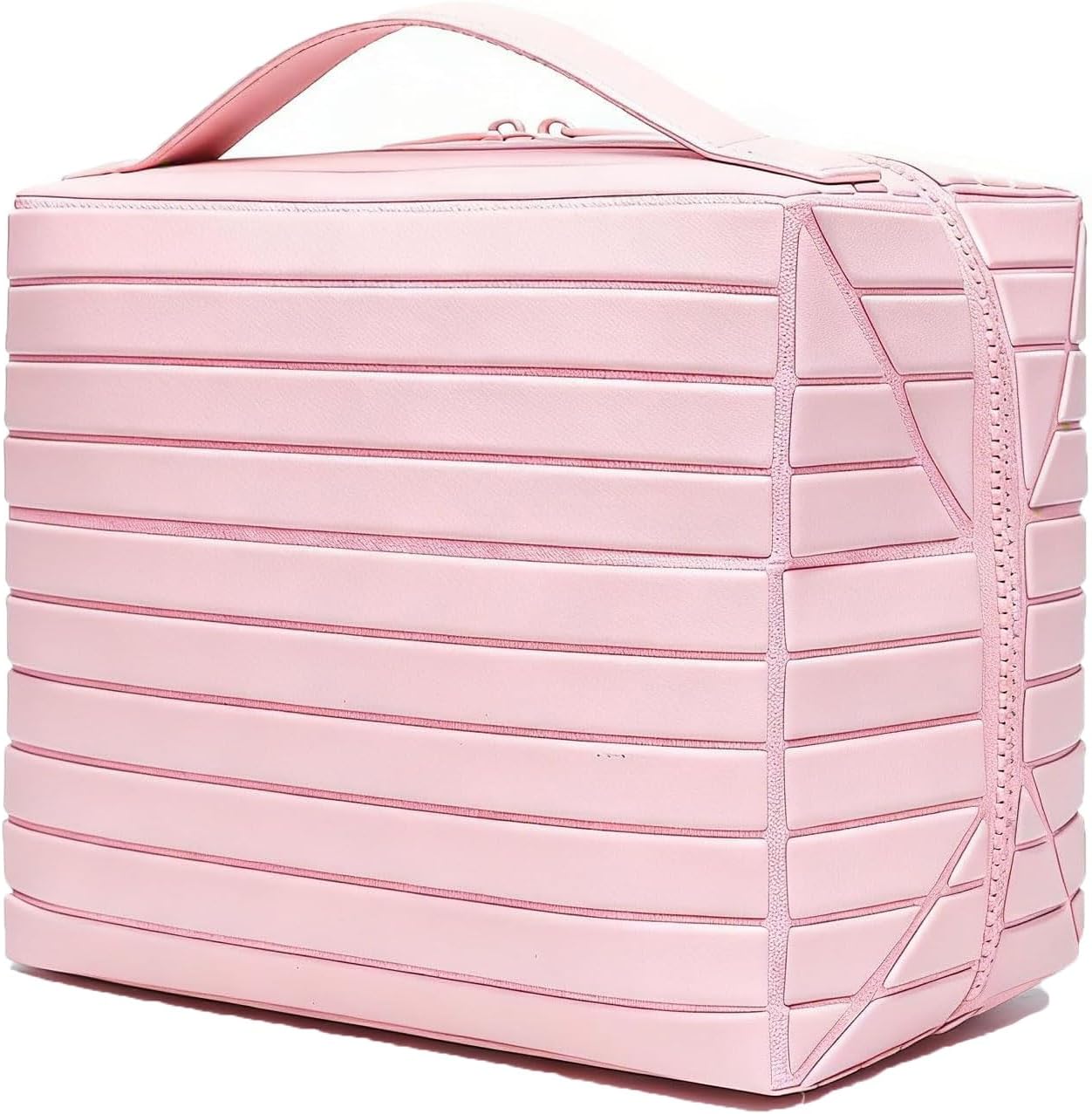 Makeup Organizer Accessories for Women, Traveler Bag Large Toiletry Bag with No-Spill Waterproof Compartments and Dividers