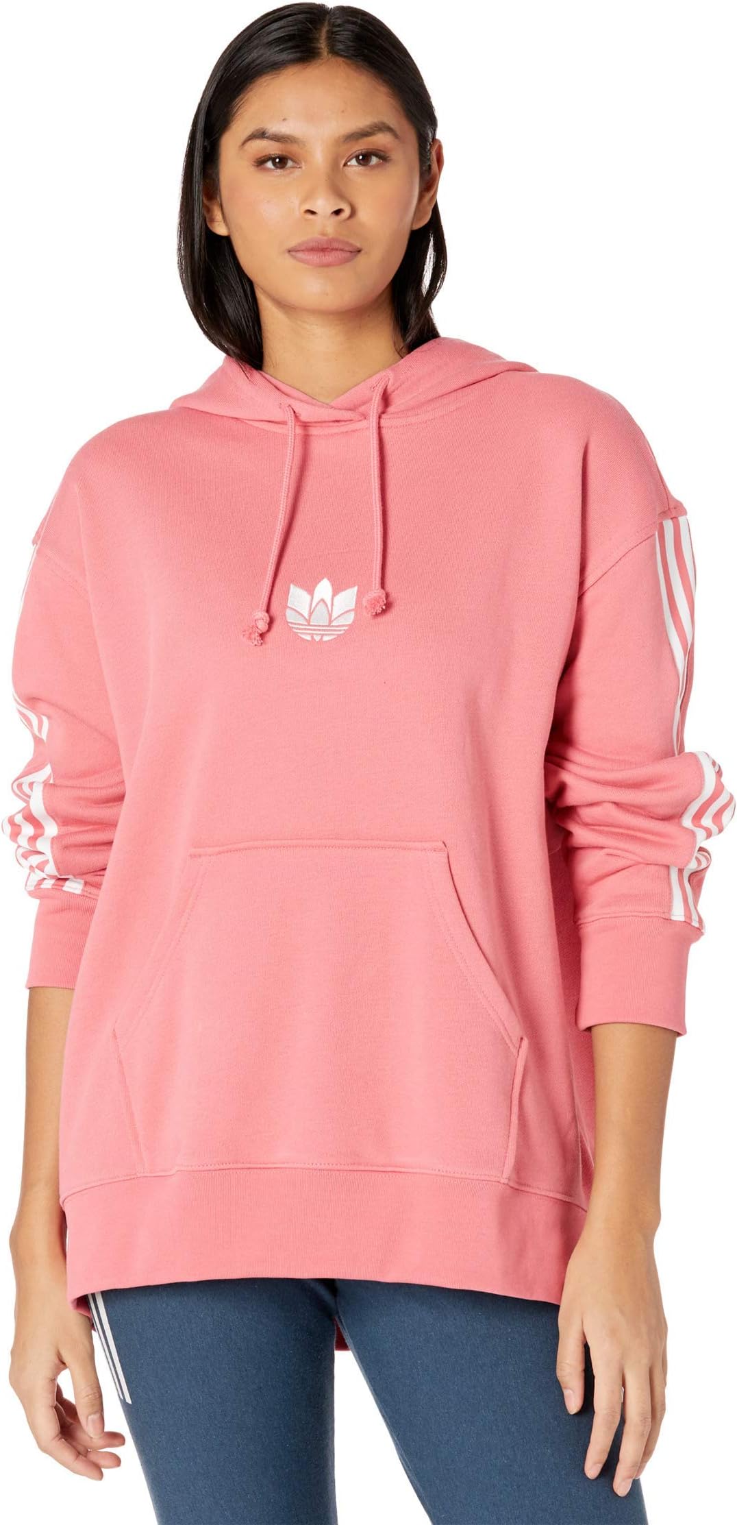 adidas LOUNGEWEAR Adicolor 3D Trefoil Oversize Hoodie Women's
