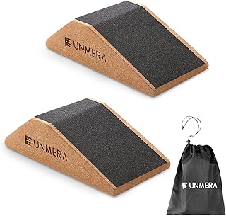 Squat Wedge Block 2PCS Non Slip Professional Squat Ramp,Squat Platform for Heel Elevated Squats and Calf Raises,Slant Board Professional Squat Ramp for Weightlifting and Fitness