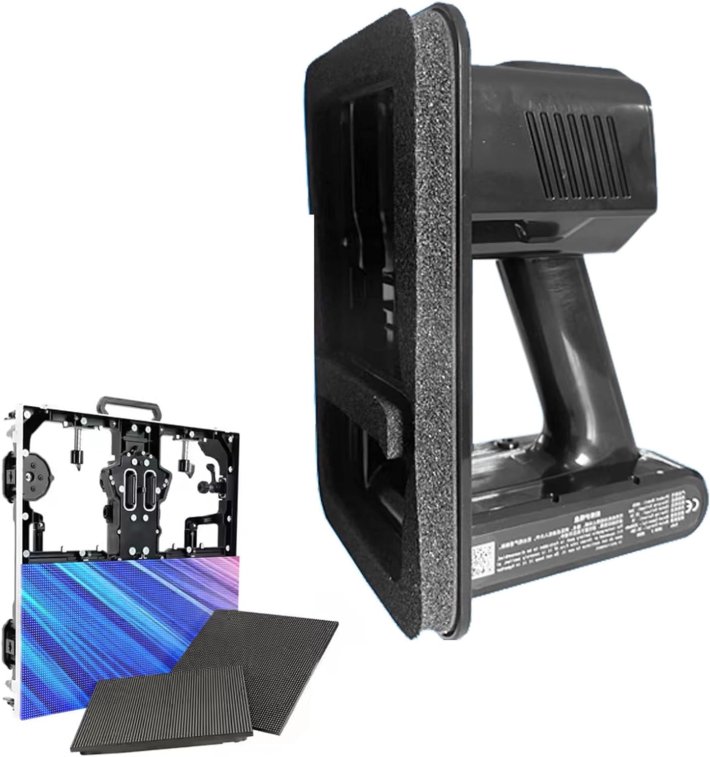 Electric Suction Cup for LED Display - 30KG Capacity, 3 Adjustable Pads & 2000mAh Removable Battery, LED Display Moving Tools for Fine Pitch & Floor Tile Displays