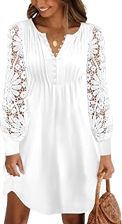 Fall Dresses for Women 2025 Lace Long Sleeve Elegant Slim Formal Party Dress