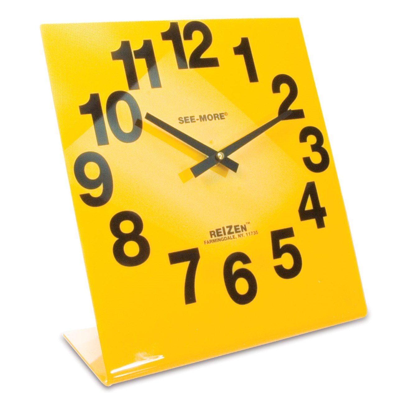 Reizen Giant View Clock- Yellow Face