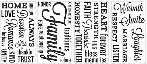 Miniatura 3 de Calcomanías de pared RoomMates RMK2741SCS con frases de amor