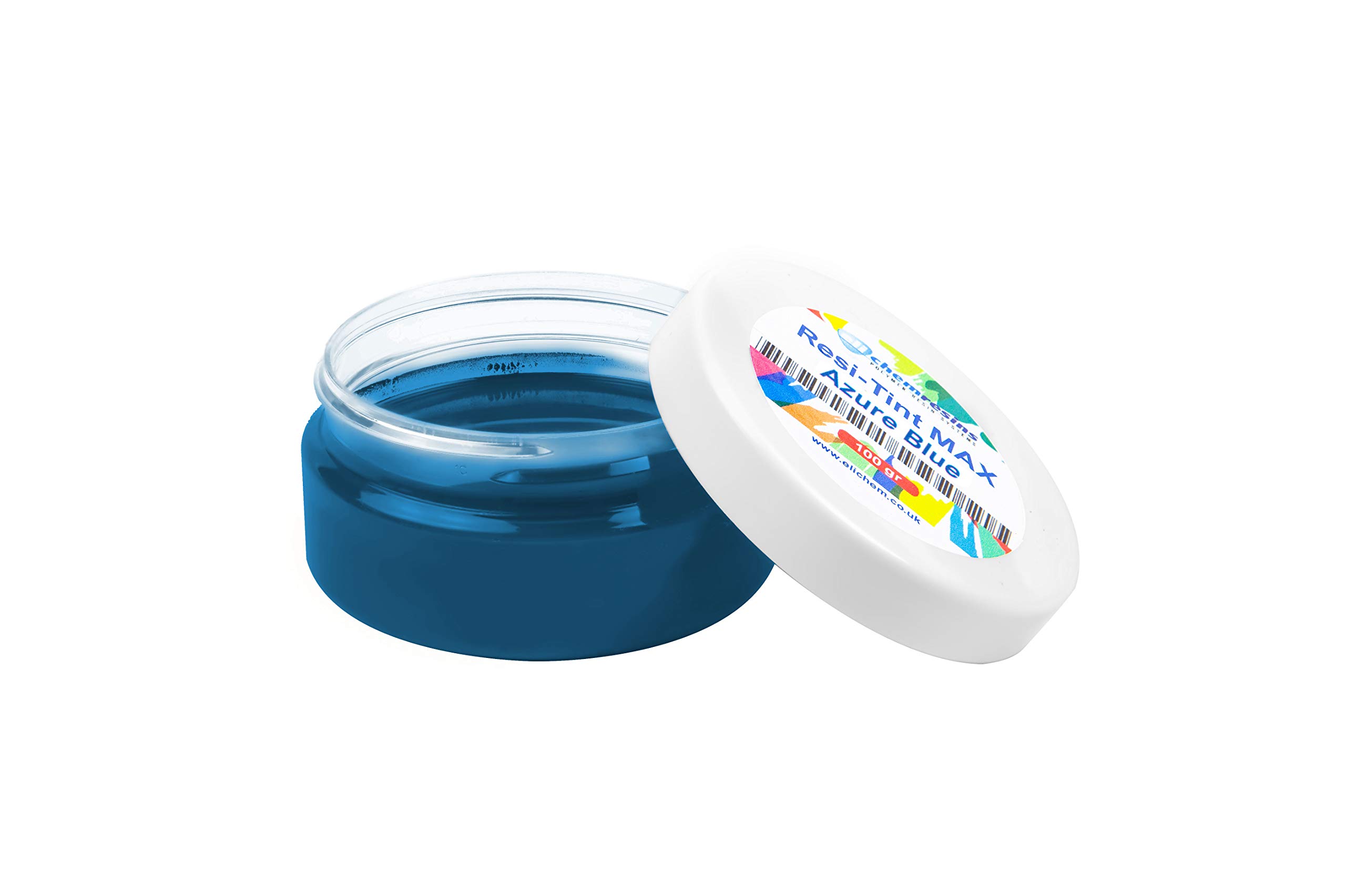 Eli-Chem Resins resi-TINT MAX Pre-Polymer Art Resin Pigment 100g (Azure Blue)