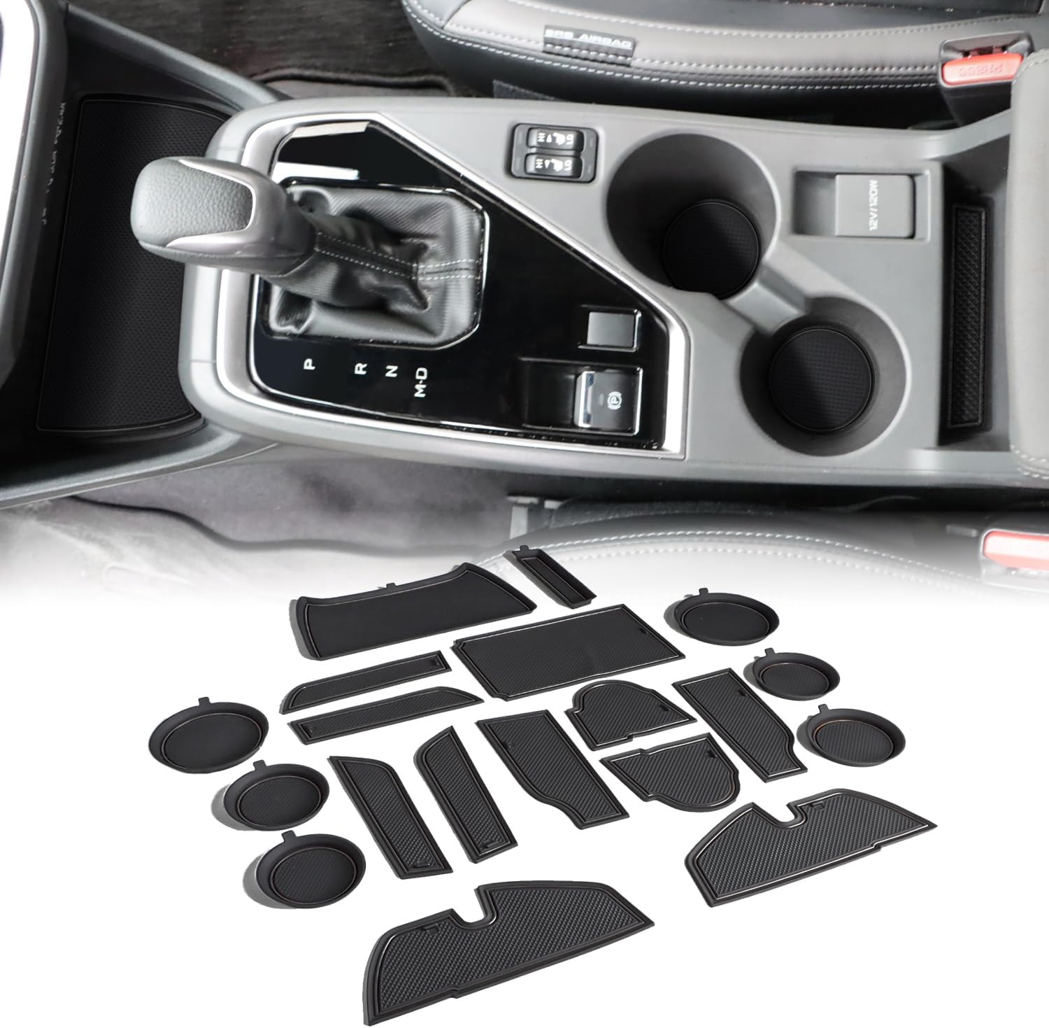 Auovo Cup Holder Inserts Liners Compatible with Subaru