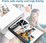 Remplacement Canon Selphy CP1500 Papier et encre pour Selphy CP1300, CP1200, CP1500, CP910, CP900, CP760, CP770, CP780 CP800 imprimante 4 x 6 Ensemble de papier photo KP-108IN 108 Feuilles et 3 Cassette d'encre de couleur CP910, CP1000, CP900, CP800, CP810 Papier et encre KP-