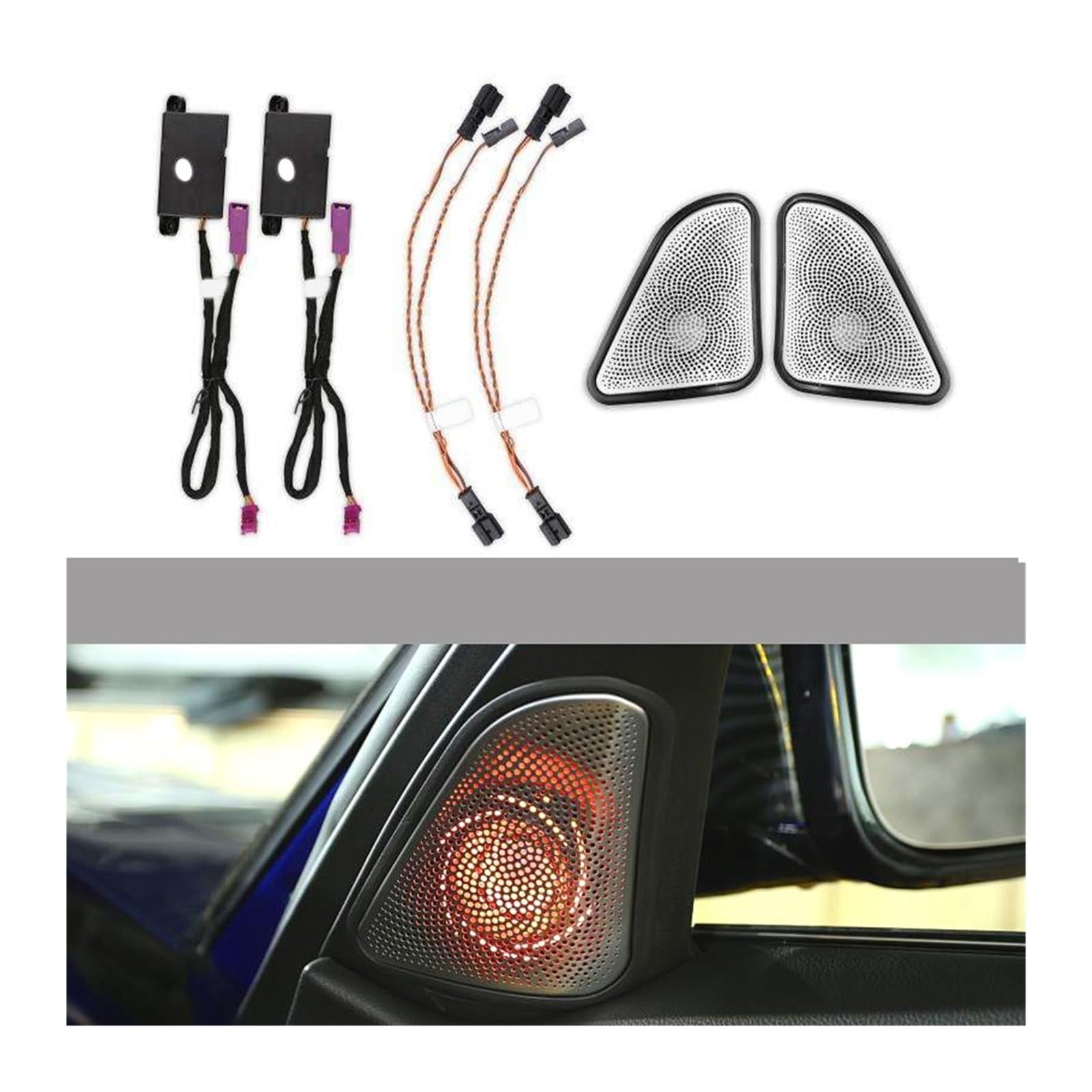 XCZPRKMXY 11 Colors Tweeter Speaker Compatible with BMW 3 Series G28 2020-2021