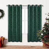 Vista 37 de BUHUA Juego de 2 paneles de cortinas opacas de 84 pulgadas de largo, cortinas de eficiencia energética y reducción de ruido para dormitorio con Gris