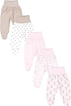 TupTam Pants with Feet Baby Boys Girls Pack of 5
