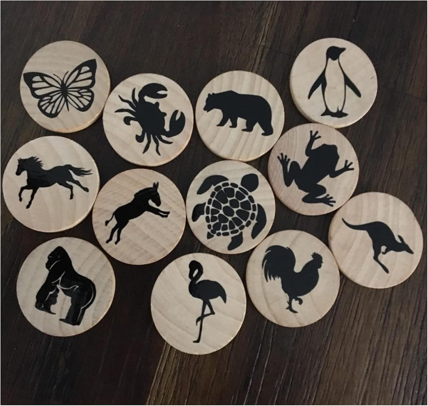 200 Pieces Unfinished Wood Slices, Blank Beech Round Discs for DIY Wooden Crafts(50mm/1.97inch)