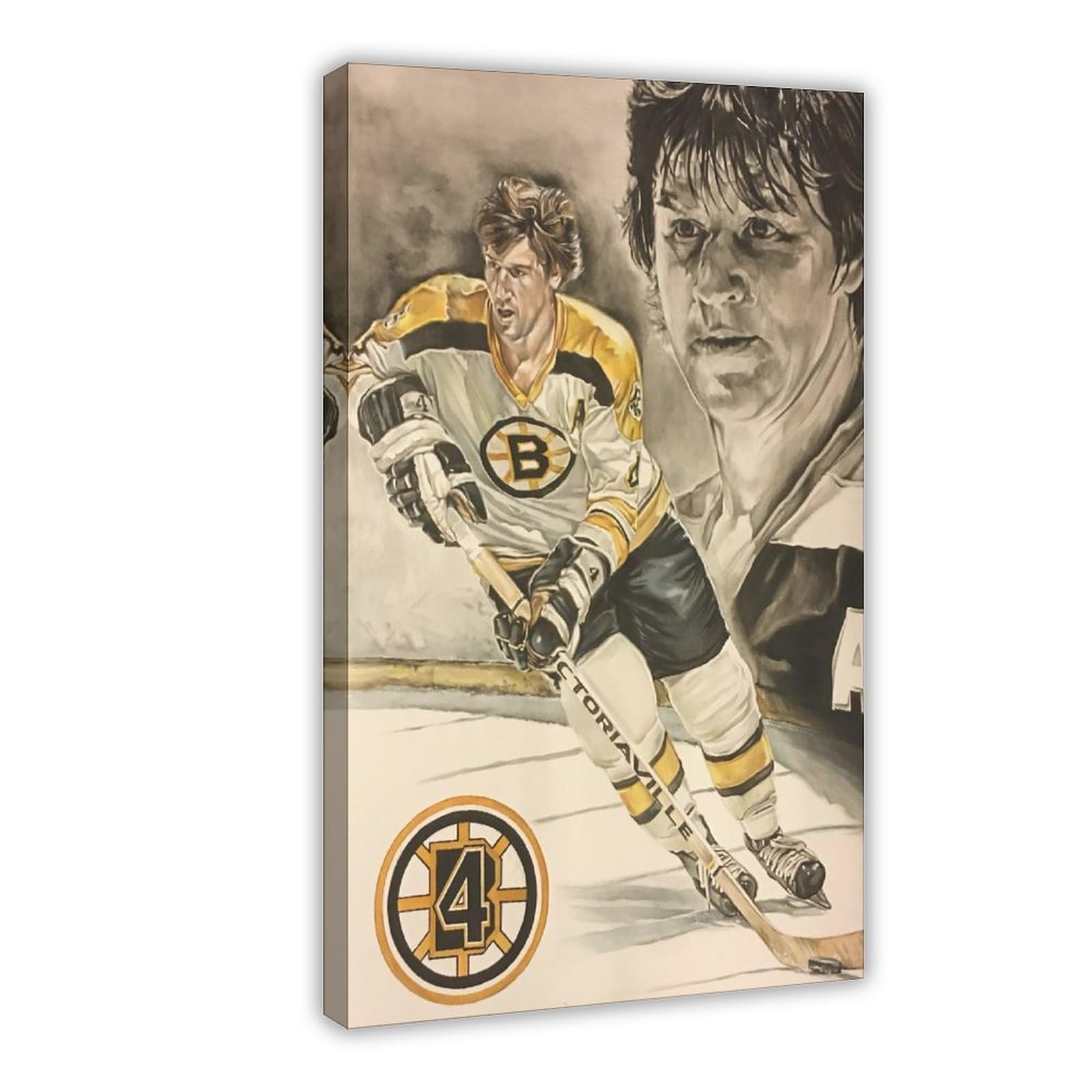 WummLY Bobby Orr Player Poster1 Canvas Art Posters Home Fine Decorations Frame:12x18inch(30x45cm)