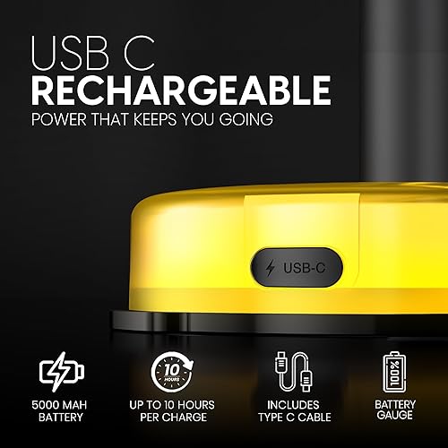 Miniatura 7 de VENTY Ventilador de clip portátil, batería recargable de 10 horas, rotación de 360 e inclinación de 90, cochecito, escritorio o mesita de noche,