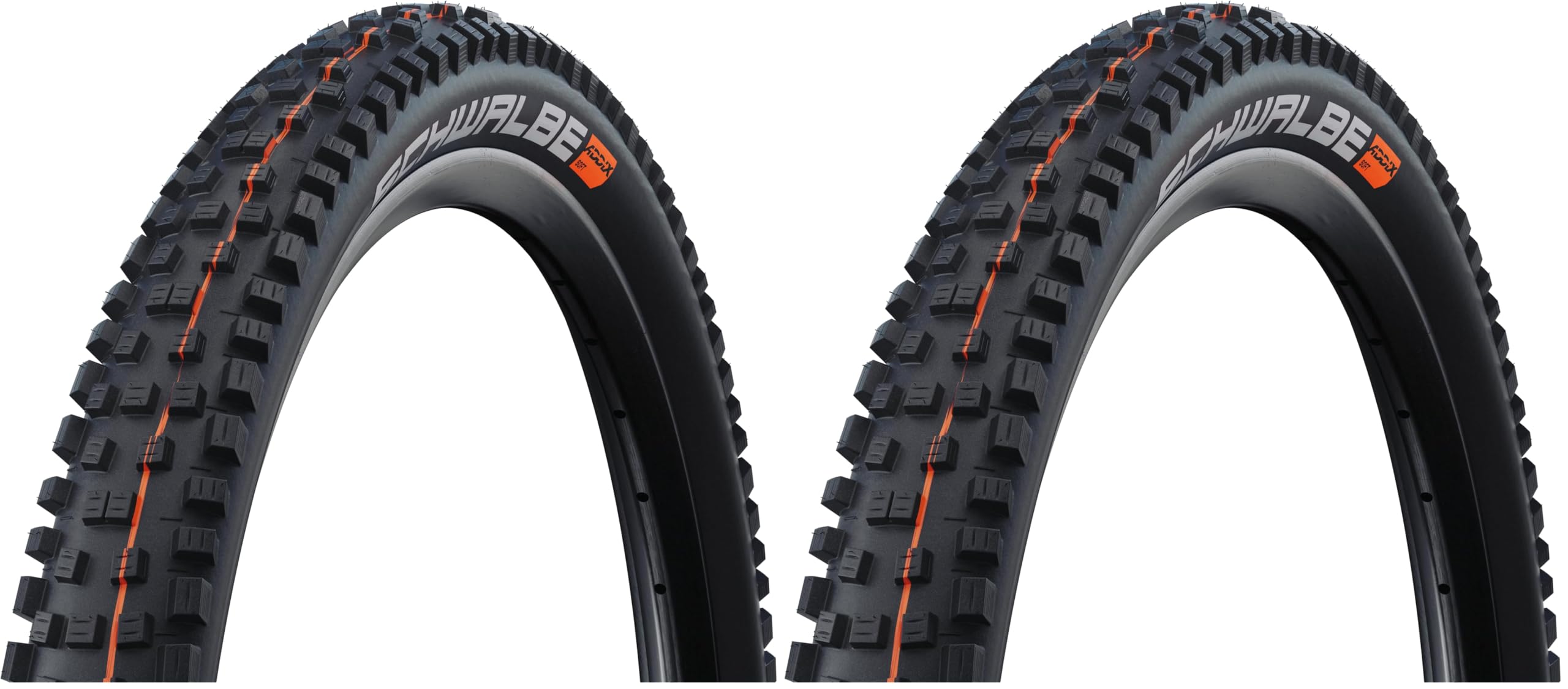 Schwalbe Nobby NIC Fahrradreifen, Schwarz, Einheitsgröße (Packung mit 2)