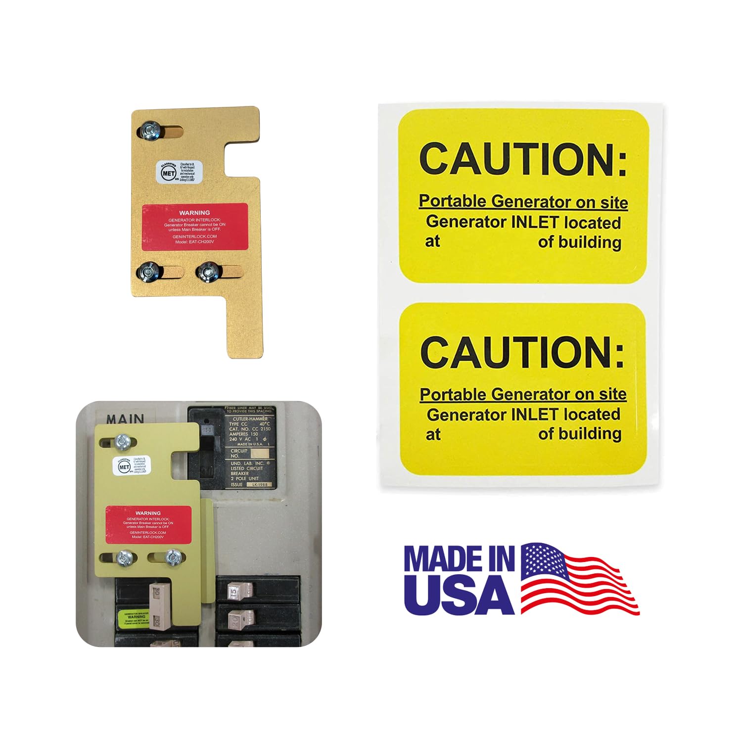 EATCH200V GenInterlock Cutler Hammer Generator Interlock Kit Vertical