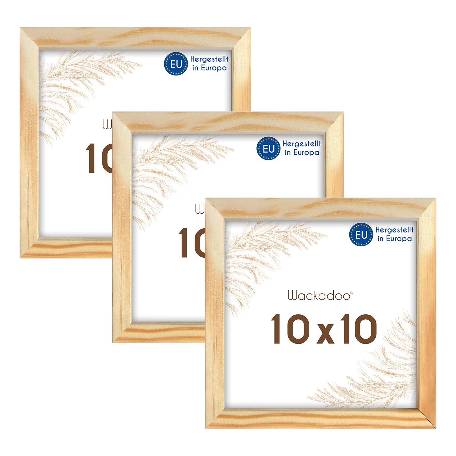 Wackadoo Cornice In Legno FSC Bianco Per 4 Foto 10x15 Cm – Quadro Multipla Per Famiglia