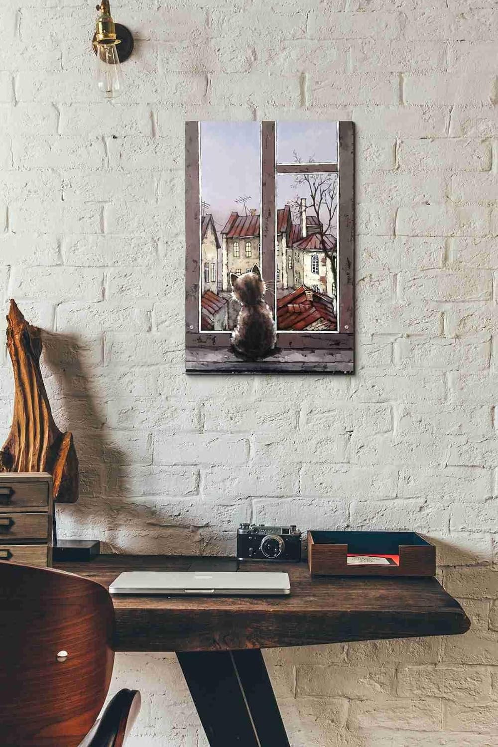 Epic Graffiti 'Old Yard' by Alexander Gunin, Canvas Wall Art, 12"x18"