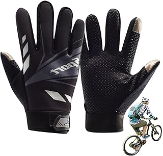 ライディンググローブ - 冬用サーマル サイクリング グローブ - オフロードグローブ ライディンググローブ タッチスクリーン マウンテンバイク レーシンググローブ メンズ レディース ユース用 Laideyilan