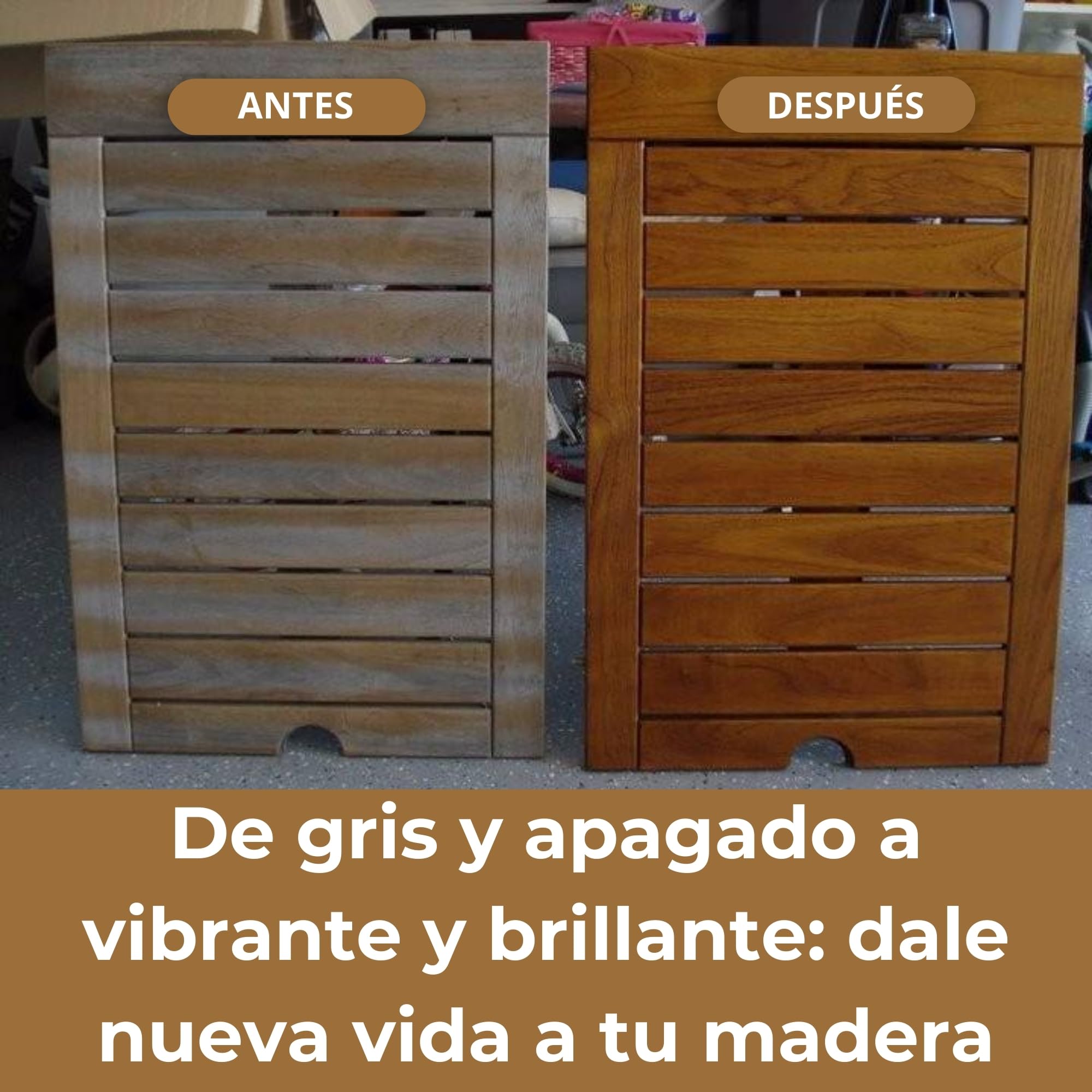 Aceite de Teka para Madera Exterior con Filtro UV 5 Litros - Protector Nutritivo para Muebles de Jardín, Teca y Maderas Tropicales - Alta Resistencia Climática y Acción Antienvejecimiento