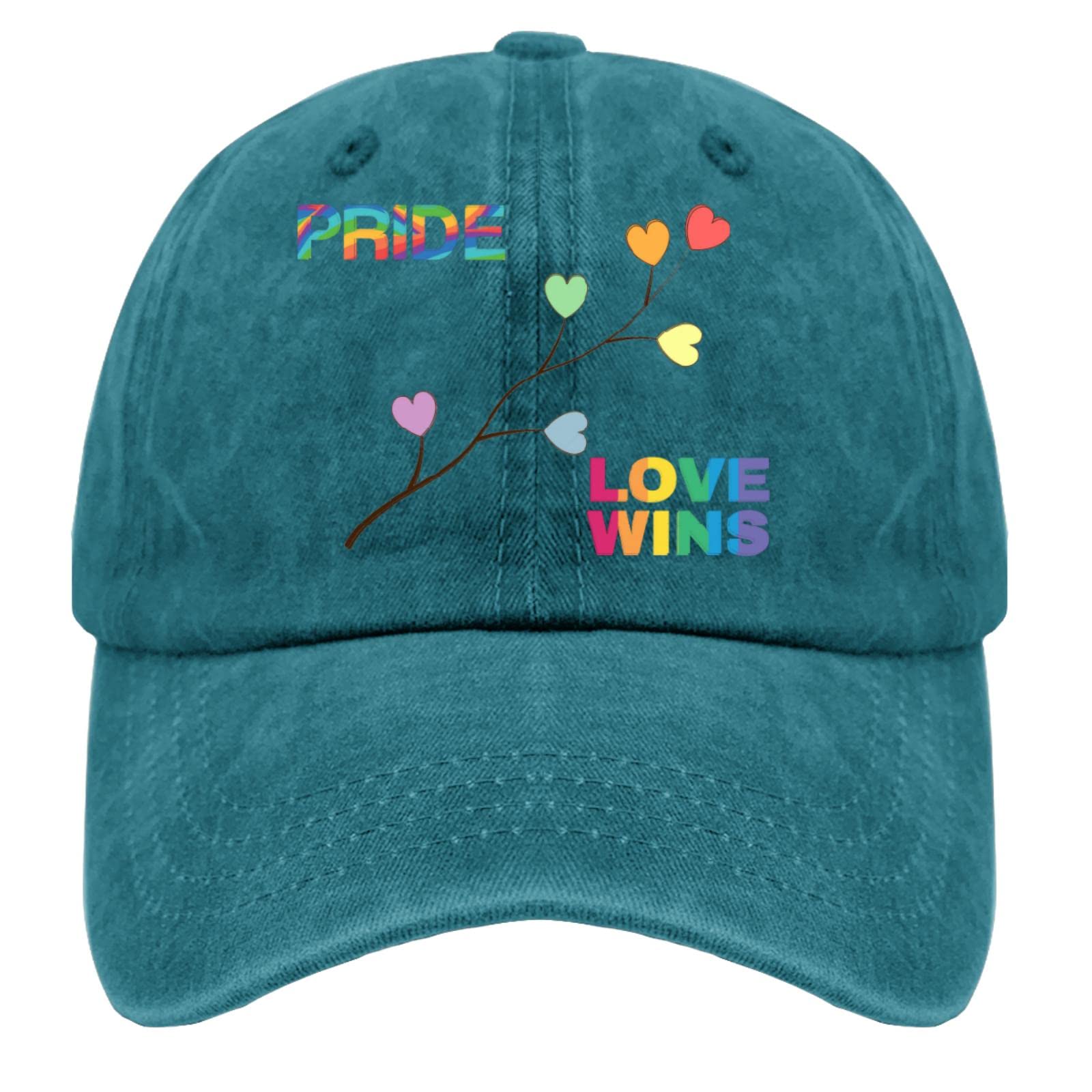 SDFF LGBT Prides Gay Be Yourself Dad Hat Baseball Cap for Men 90s Washed Denim Adjustable Cap Hat