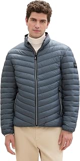 TOM TAILOR Herren 1041311 Lighweight Steppjacke mit Stehkragen (1er Pack)