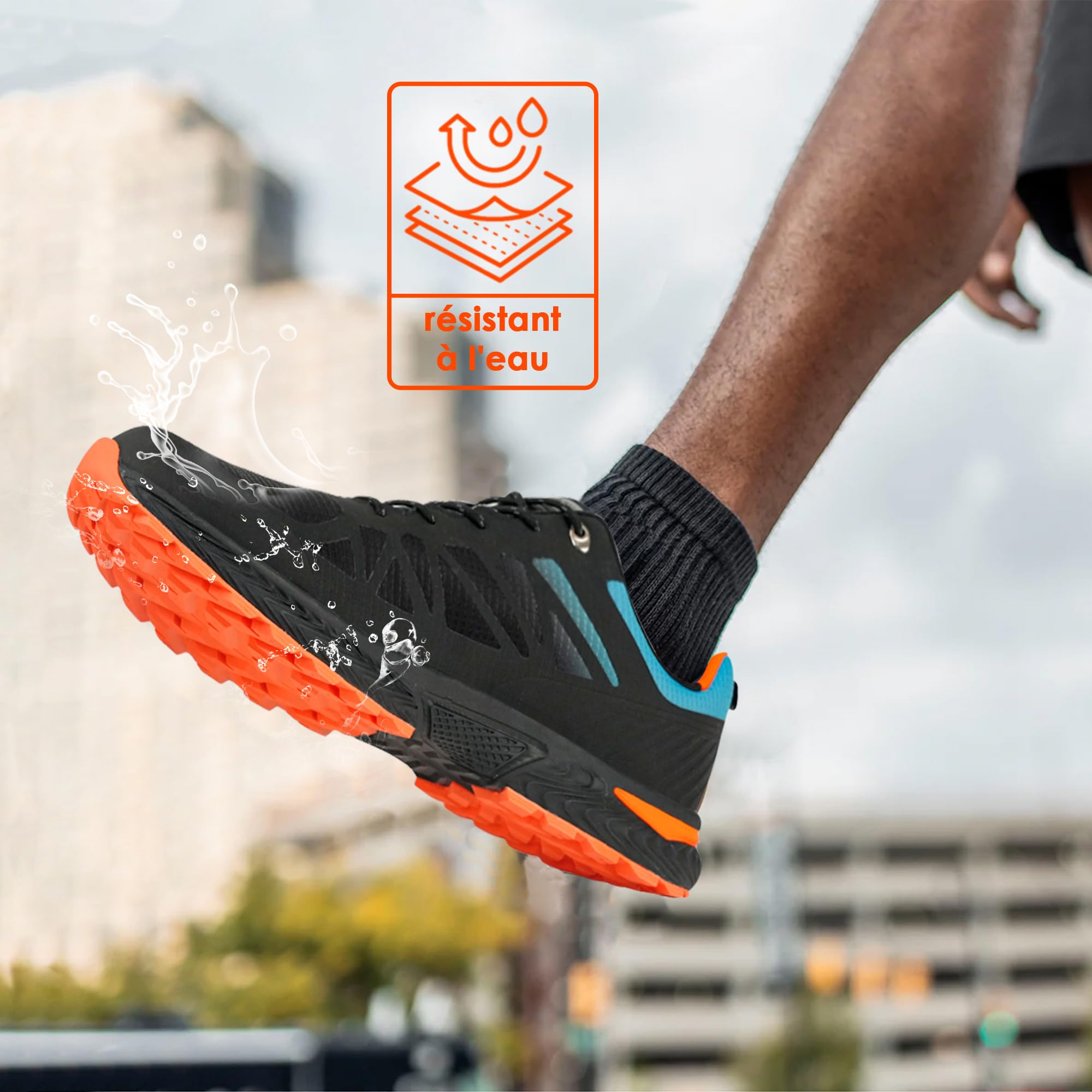 Hawkwell Chaussures de Trail Running Homme Grande Taille, Pointures 47, 48, 49, 50, 51, 52, 53