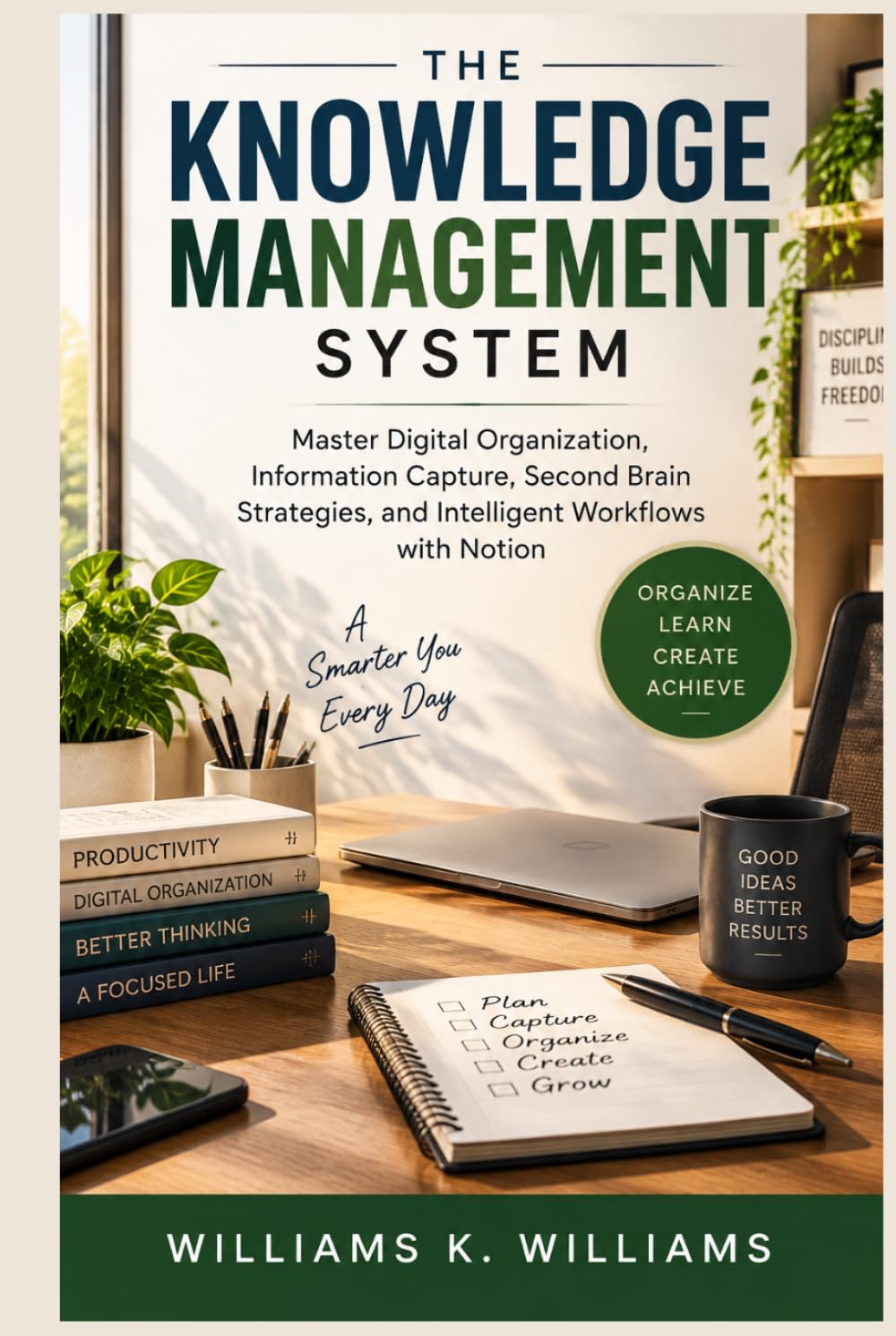 THE KNOWLEDGE MANAGEMENT SYSTEM: Master Digital Organization, Information Capture, Second Brain Strategies, and Intelligent Workflows with Notion