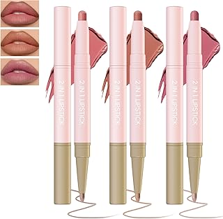 3 colores nude mate delineador de labios y lá...