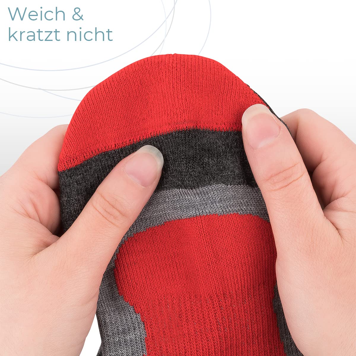 Piarini 2 Paar Unisex Skisocken Skistrumpf Wintersport Snowboard - atmungsaktive Socken Kniestrümpfe Thermosocken Funktionssocken aus Merino Wolle Outdoorsocken