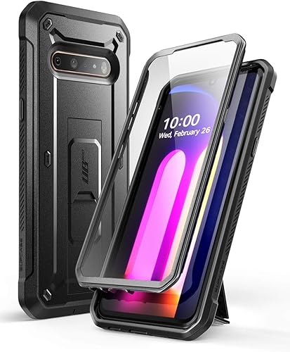 SUPCASE Unicorn Beetle Pro Series - Funda diseñada para LG V60 ThinQ (versión 2020), funda resistente de cuerpo completo y funda con función atril