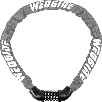 Bike Lock with Numbers and high Security Level, Bike Chain Lock, Bicycle Locks, 5 Digit Combination Lock for Bike, Bicycle, Scooter, Motorcycle, Door, Gate, Fence