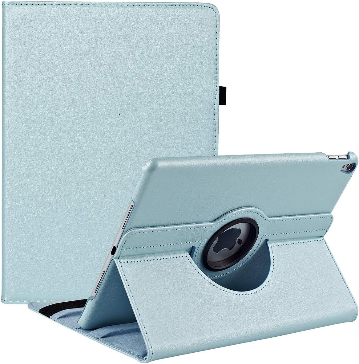 New iPad Air (3rd Gen) 10.5" 2019 / iPad Pro 10.5" 2017 Case, 360 Degree Rotating Multi-Angle Viewing Folio Stand Cases for Apple iPad Air 3 (10.5 inch) 2019 Release（Light Blue）