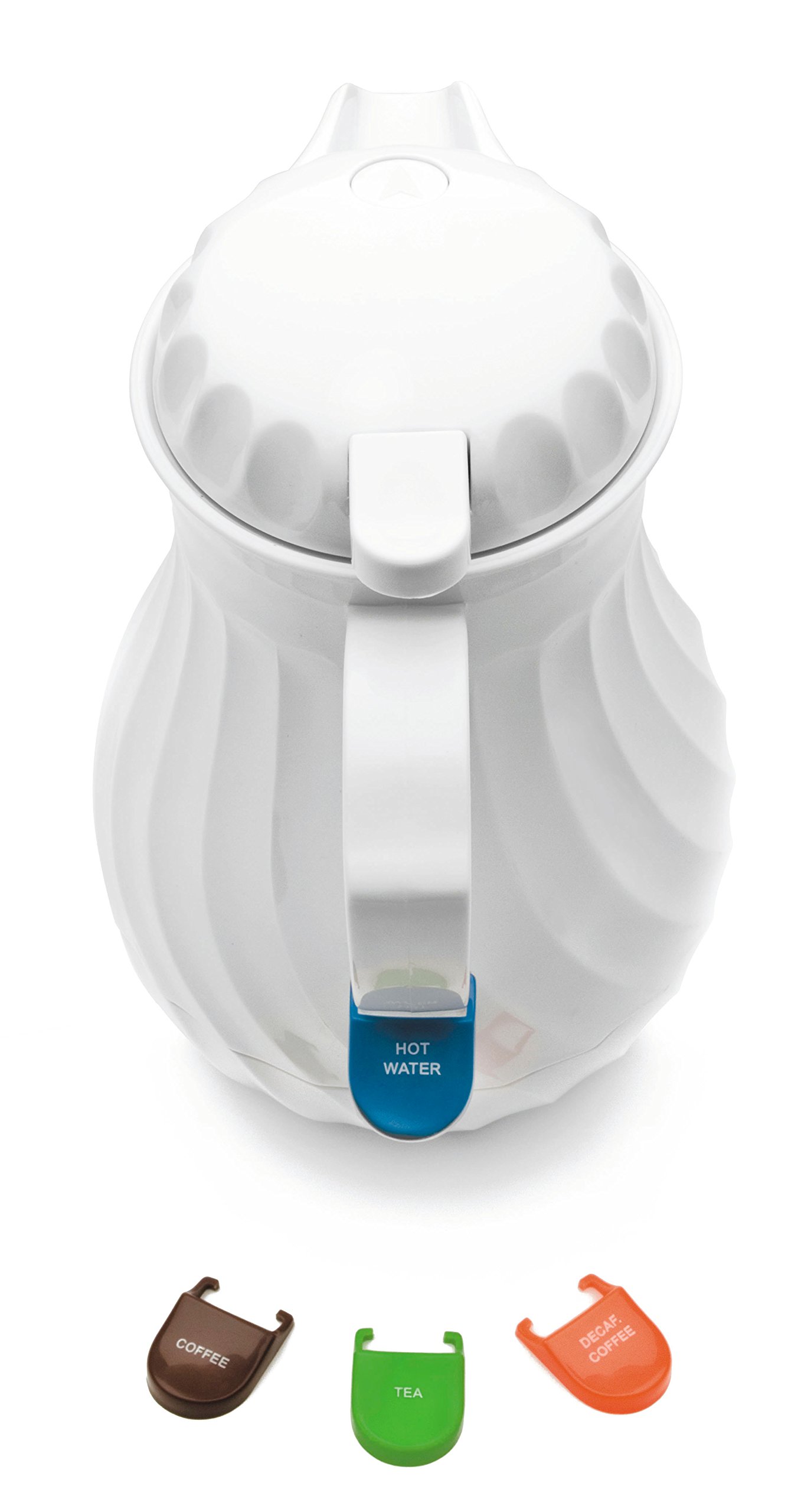 Lacor 62491 Pichet Isotherme en Polycarbonate 1,2 Litres, Blanc