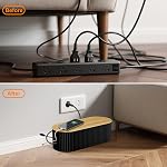 Cable Organizer Box,Cable Management Box,Cord Hider,Cable Organizer for Desk, ire gement to Hide Cords and Power Strip for TV Wires, Computer, Router, USB Hub and Under Desk Power Strip