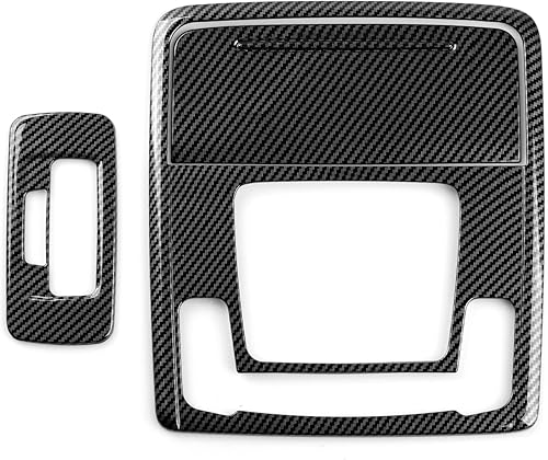 Miniatura 197 de Car Central Armrest Box Cover Decals for 2022 2023 2024 2025 Honda Civic 11th Gen Accessories ABS Carbon Fiber Interior Stickers