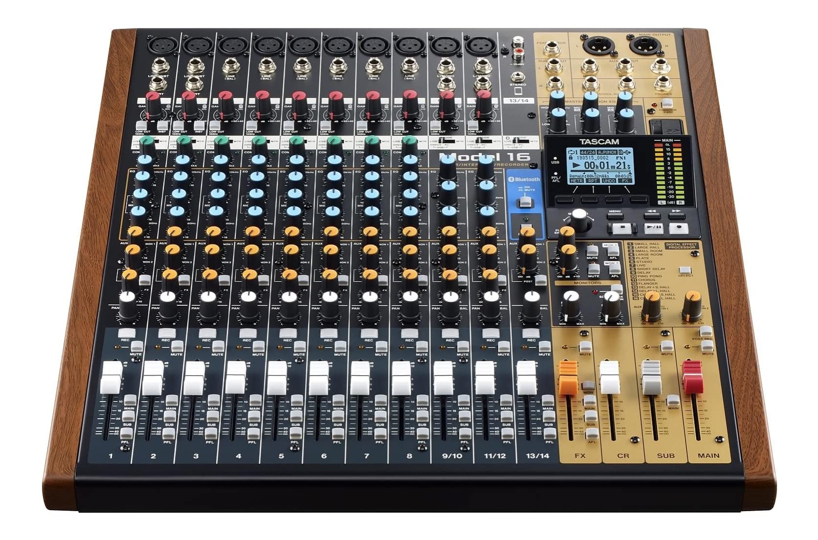 TASCAM Estudio de mezcla todo en uno modelo 16