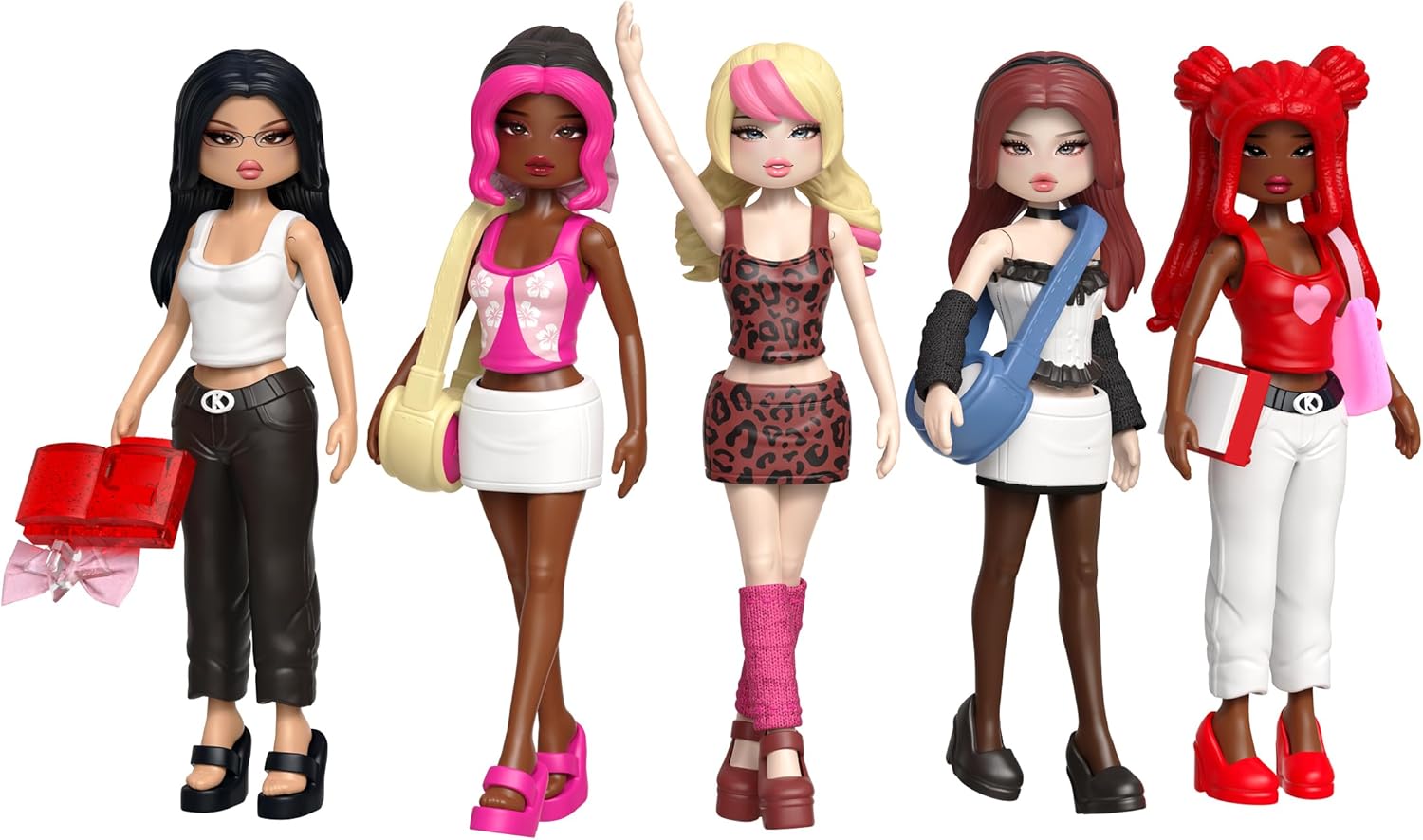 PhatMojo Dress to Impress — Mystery Models — Superstar 5-Pack —Series 1 — Star Storage Case —Small Dolls — Blind Box Collectible Set — Includes DLC Code — Officially Licensed Toys