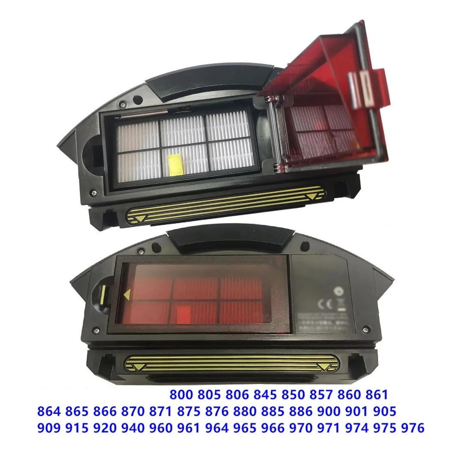 Recipiente Colector De Polvo For Aspiradora Roomba, Compatible con Modelos 850, 860, 864, 865, 866, 870, 871, 875, 880, 885, 960, 964, 965, 966, 970, 971, 974, 975 Y 976.